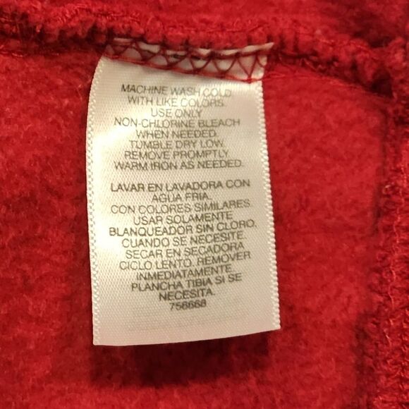 St. John's Bay Active Straight Leg Fleece Sweat Pants Red Size L - Picture 4 of 6